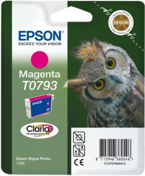 Inkoust Epson T0793 magenta | Stylus Photo 1400