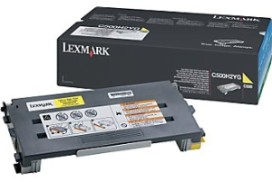 Toner Lexmark yellow [ 3000str | C500N | MOQ 11 ks ]