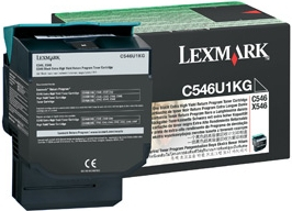 Toner Lexmark black | 8000str | return | C546 / X546