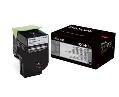 Toner Lexmark 800H1 black | 4000 pgs| CX410de / CX410dte / CX410e