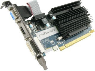 Sapphire Radeon HD 6450, 1GB DDR3 (64 Bit), HDMI, DVI-D, VGA, BULK