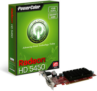 Powercolor Radeon HD5450 1GB DDR3 (64bit)