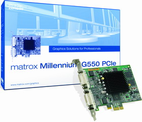 MATROX Millennium G550 PCI-Express, 32MB DDR, DualHead