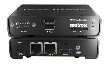 MATROX Maevex 5150 Encoder/Decoder Bundle, Video Over IP Encoder/Decoder Bundle