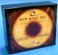 Titanum CD-R [ slim jewel case 10 | 700MB | 52x ]