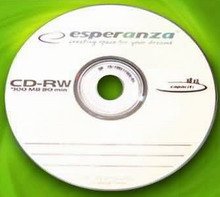 Esperanza CD-RW [ slim jewel case 10 | 700MB | 12x ]
