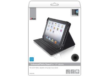 Trust Verso Universal Folio Stand for 10'' tablets - black
