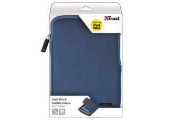 Trust Anti-shock Bubble Sleeve for 7-8'' tablets - blue