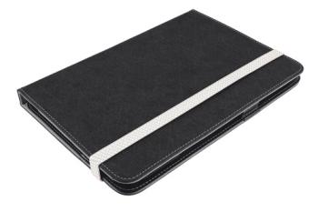 eLiga Elegant folio stand & stylus for Galaxy Tab2 - Black