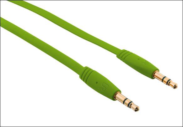 Flat Audio Cable 1m - lime