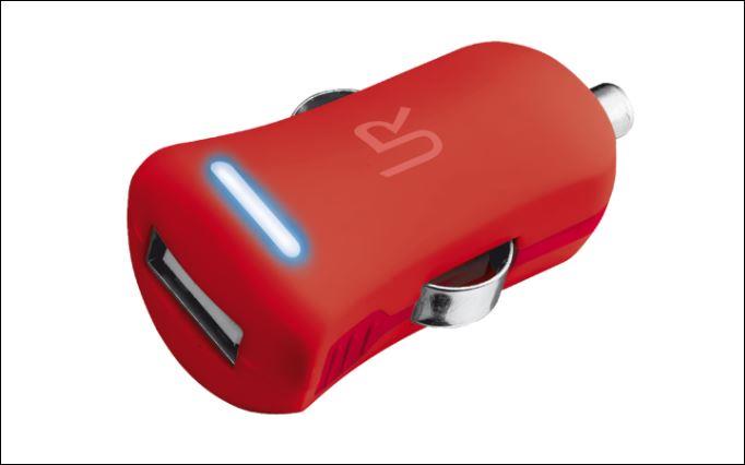 Smartphone Car Charger - red