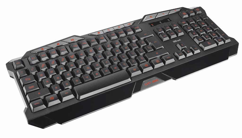 GXT 280 LED Illuminated Gaming Keyboard CZ/SK