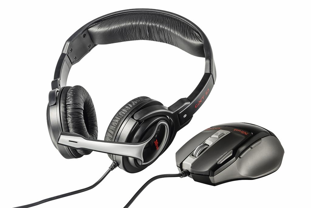 GXT 249 Gaming headset and mouse