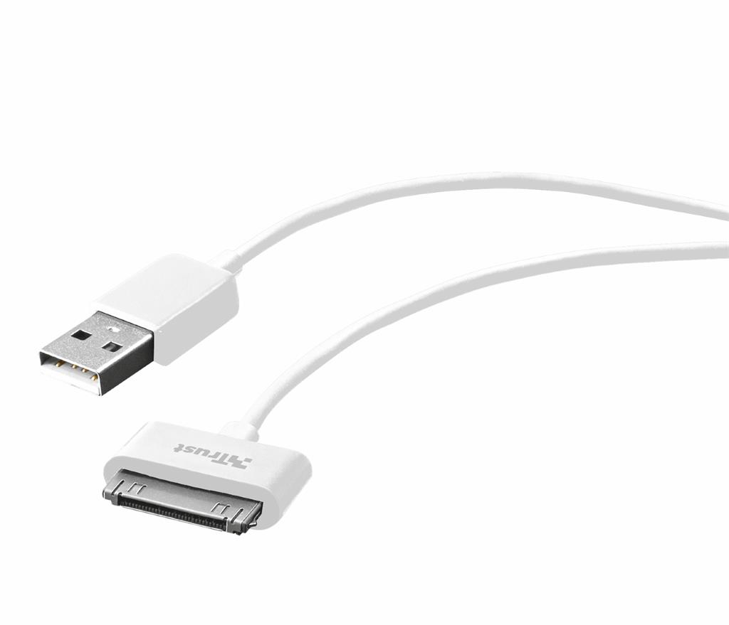 30-pin charge & sync cable 1m for Apple iPad/iPhone/iPod white