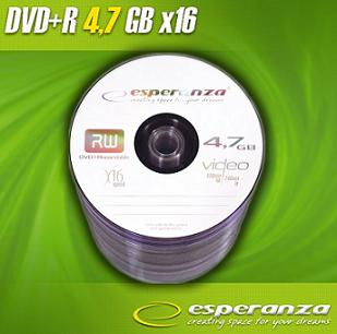 Esperanza DVD-R [ spindle 100 | 4.7GB | 16x ]