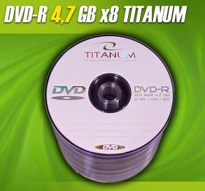 Titanum DVD-R [ spindle 100 | 4.7GB | 8x ]