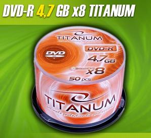 Titanum DVD-R [ cakebox 50 | 4.7GB | 8x ]