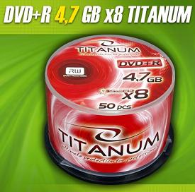 Titanum DVD+R [ cakebox 50 | 4.7GB | 8x ]