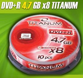 Titanum DVD+R [ cakebox 10 | 4.7GB | 8x ]