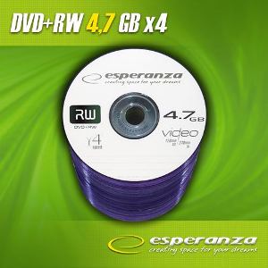 Esperanza DVD+RW [ spindle 100 | 4.7GB | 4x ]