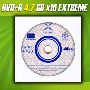 Extreme DVD+R [ obÃ¡lka 1 | 4.7GB | 16x ]
