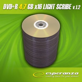 Esperanza DVD+R [ spindle 100 | 4.7GB | 16x | pro potisk ]