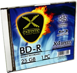 Extreme BD-R [ slim jewel case | 25GB | 4x ]