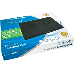 Esperanza EA110 TEHUANO ChladicÃ­ podloÅ¾ka pod NTB 15.6''-17'', 2 vent., USB