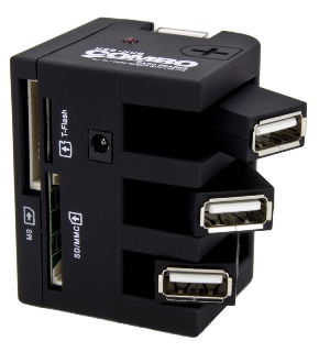 Esperanza EA131 COMBO ÄteÄka karet All-in-One + Hub USB 2.0, 3 porty