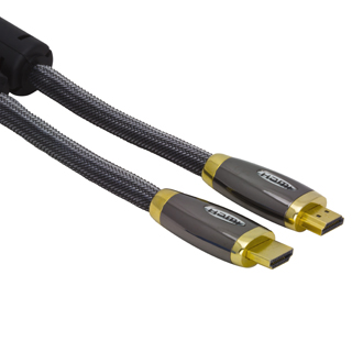 Esperanza EB118 Kabel HDMI 1.4 3D GOLD, stÃ­nÄnÃ½, pozlacenÃ½, 1.8m, blister