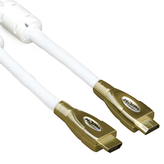 Esperanza EB121 Kabel HDMI 1.4 3D GOLD, stÃ­nÄnÃ½, pozlacenÃ½, 2m, blister