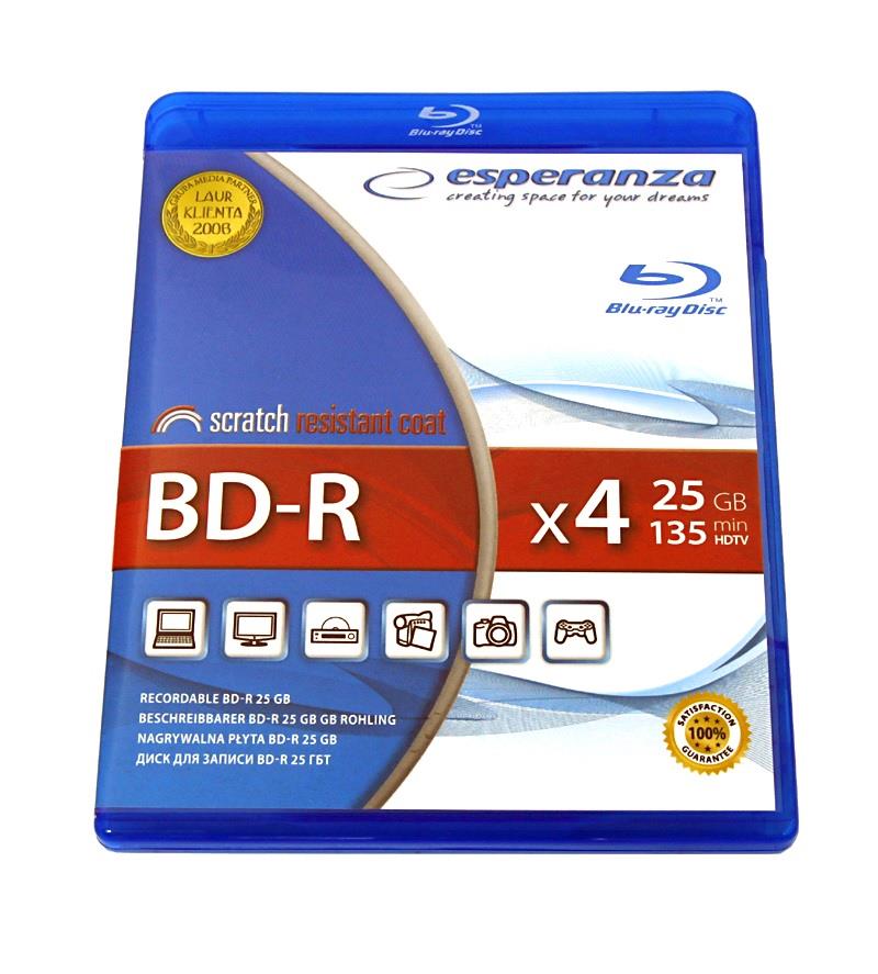 Esperanza BD-R [ Box 1 | 25GB | 4x ]