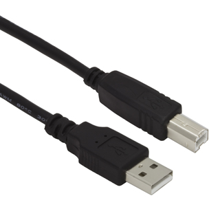 Esperanza EB127 Kabel USB 2.0 do tiskÃ¡rny A-B M/M 3.0m, ÄernÃ½