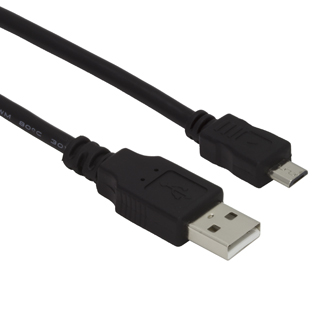 Esperanza EB143 Kabel Micro USB 2.0 A-B M/M, 1.0m, ÄernÃ½