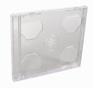 Esperanza PlastovÃ© krabiÄky na 2 CD/DVD | 200 ks, transparentnÃ­
