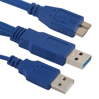 Esperanza EB164 Kabel Micro USB 3.0 Y 2A-B M/M 1.0m