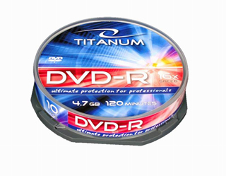 Titanum DVD-R [ cake box 10 | 4.7GB | 16x ]