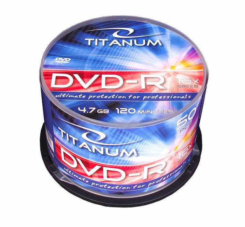 Titanum DVD-R [ cakebox 50 | 4.7GB | 16x ]