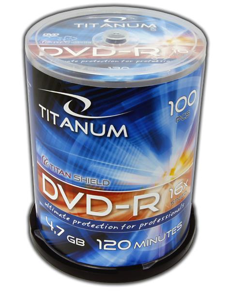 Titanum DVD-R [ Cakebox 100 | 4.7GB | 16x ]