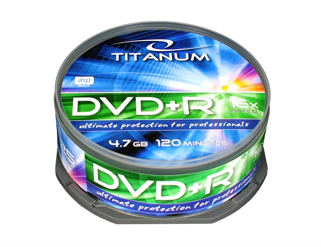 Titanum DVD+R [ cakebox 25 | 4.7GB | 16x ]
