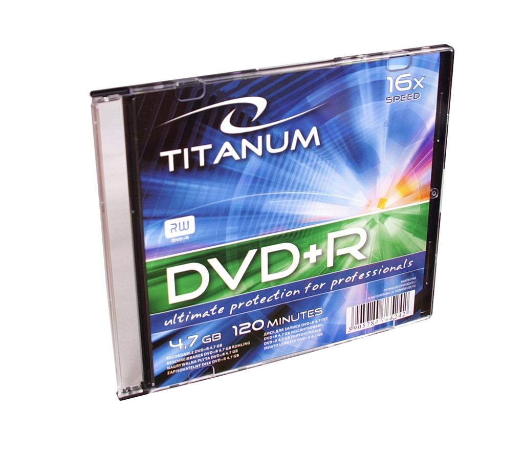 Titanum DVD+R [ slim jewel case 1 | 4.7GB | 16x ]