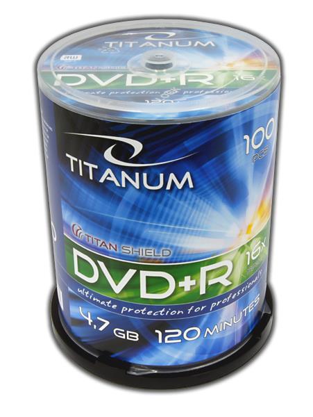 Titanum DVD+R [ Cakebox 100 | 4.7GB | 16x ]