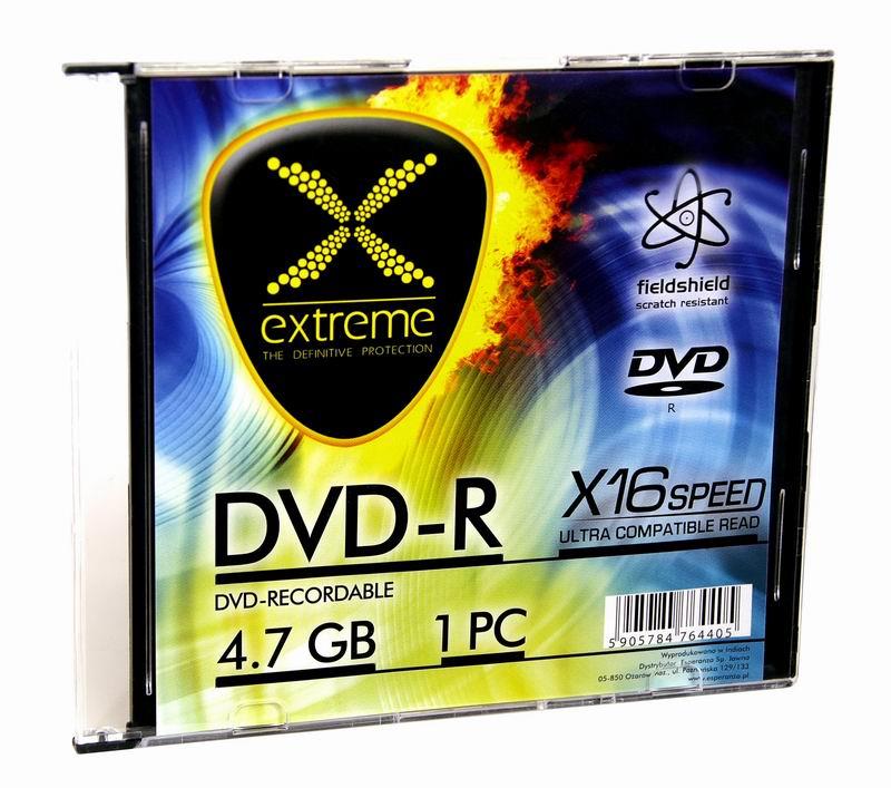 Extreme DVD-R [ slim jewel case 1 | 4.7GB | 16x ]