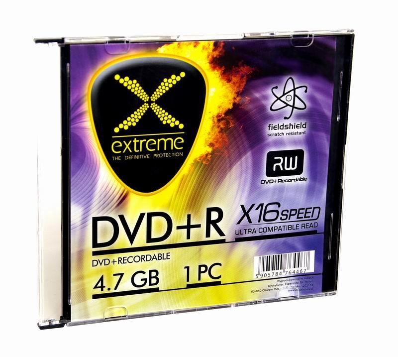 Extreme DVD+R [ slim jewel case 1 | 4.7GB | 16x ]