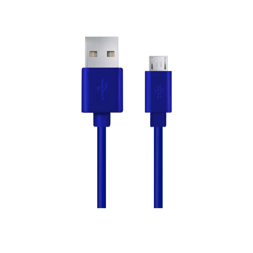 Esperanza EB172B Kabel Micro USB 2.0 A-B M/M 0.8m, modrÃ½
