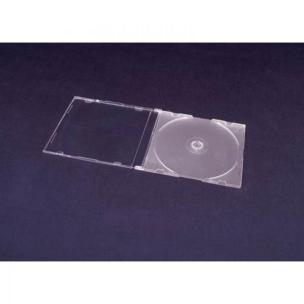 Esperanza PlastovÃ© krabiÄky na 1 CD/DVD | 200 ks, transparentnÃ­ matnÃ©