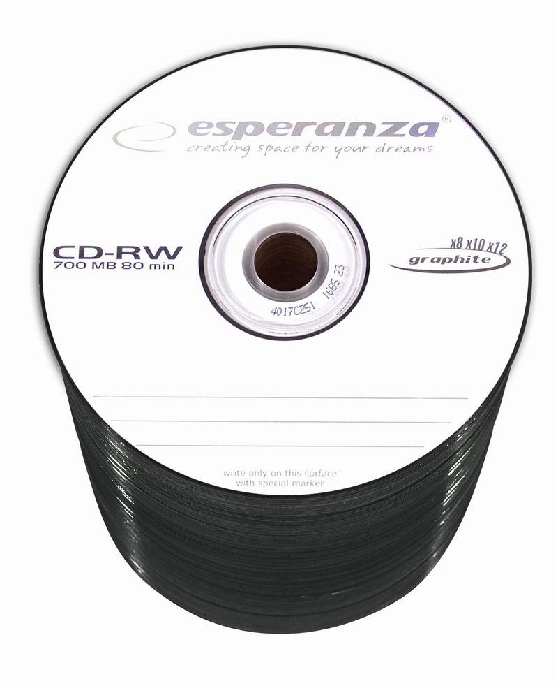Esperanza CD-RW [ spindle 1 | 700MB | 80 min | 12x ]
