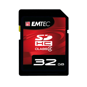 EMTEC SDHC karta 32GB 60X Class 4 (18MB/s, 8MB/s)