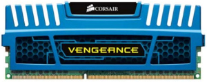 Corsair Vengeance 4GB 1600MHz DDR3, CL9 (9-9-9-24), 1.5V, modrÃ½ chladiÄ, XMP