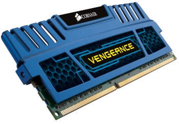 Corsair Vengeance 8GB (Kit 2x4GB) 2133MHz DDR3, CL11, modrÃ½ chladiÄ, XMP 1.3